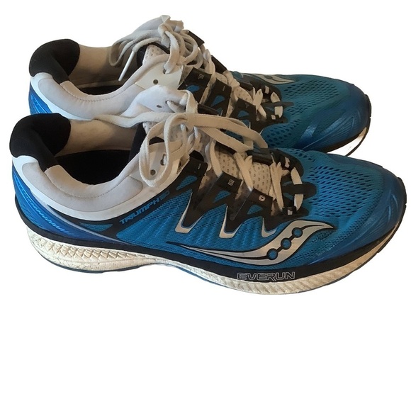 Saucony Freedom ISO Everun Running Shoes Men’s 8 Blue Stability Trainer
